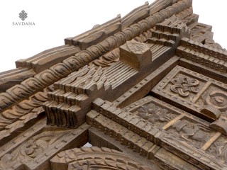 BTC23 Porte-Clés Porte Népalaise Astamangala