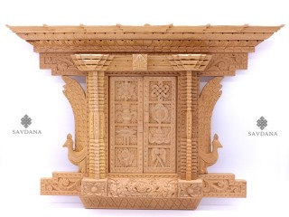 Div101 Porte Népalaise Traditionnelle Astamangala