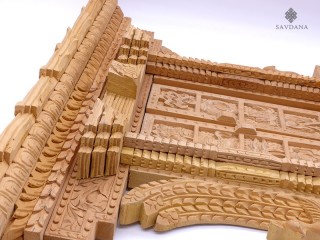 Div101 Porte Népalaise Traditionnelle Astamangala