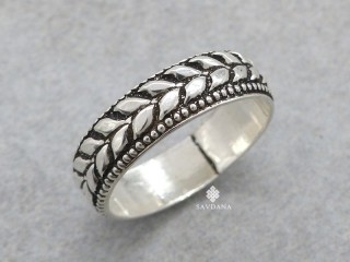 BA590 Bague Argent Massif. Taille 58