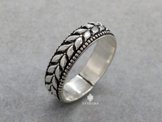 BA590 Bague Argent Massif. Taille 58