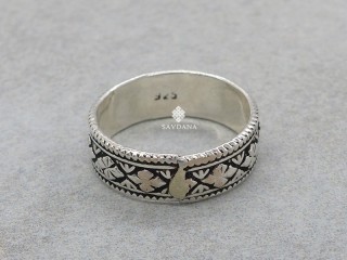 BA592 Bague Argent Massif. Taille 57