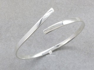 BrA130 Bracelet Tibétain Argent Massif