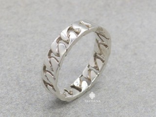 BA594 Bague Argent Massif. Taille 57
