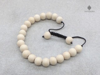 BrMala391 Bracelet Mala de Prières Tibétain Bois