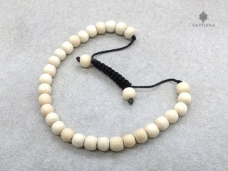 BrMala358 Bracelet Mala de Prières Tibétain Bois