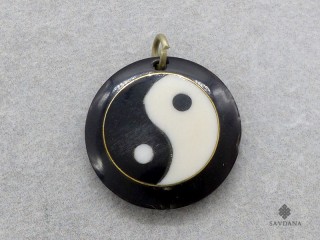 P119 Pendentif Tibétain Yin Yang