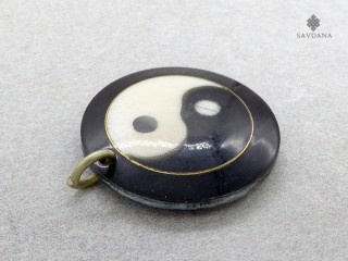 P119 Pendentif Tibétain Yin Yang