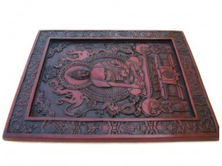 Div24 Plaque Bouddha Astamangala Dragon 
