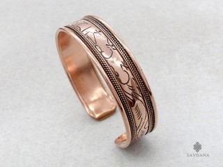 BrD434 Bracelet Tibétain Cuivre Mantra