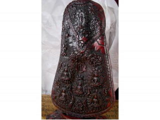 St19 Statue Bouddha, Astamangala, Signes Auspicieux du bouddhisme