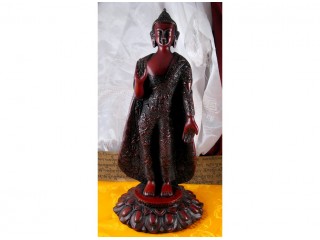 St19 Statue Bouddha, Astamangala, Signes Auspicieux du bouddhisme