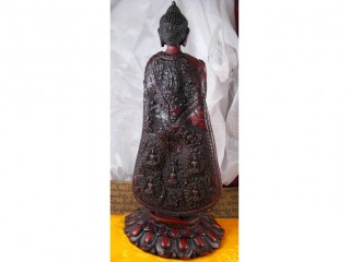 St19 Statue Bouddha, Astamangala, Signes Auspicieux du bouddhisme