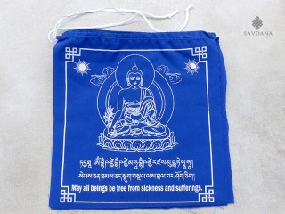 DP36 Drapeaux de Prières Tibétains Bouddha
