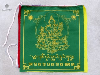DP46 Drapeaux de Prières Tibétains Bouddha