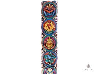 Div19. Panneau Astamangala Signes Auspicieux