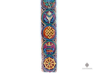 Div19. Panneau Astamangala Signes Auspicieux