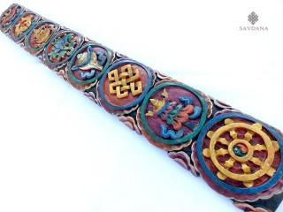 Div19. Panneau Astamangala Signes Auspicieux