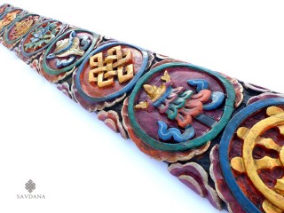 Div19. Panneau Astamangala Signes Auspicieux