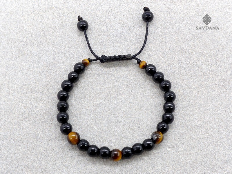 BrMalaEnfant10 Bracelet Mala Onyx Oeil de Tigre