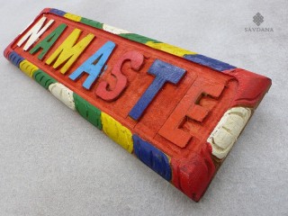 Div91 Panneau en Bois NAMASTE