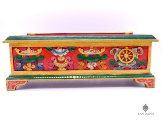 BE69. Brûle et Porte Encens Tibétain Astamangala