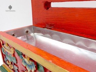 BE69. Brûle et Porte Encens Tibétain Astamangala