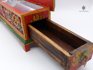 BE69. Brûle et Porte Encens Tibétain Astamangala