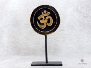 Div108 Sculpture Om Bois Exotique