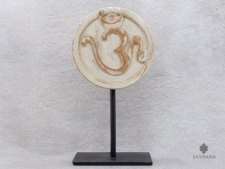 Div112 Sculpture Om Bois Exotique