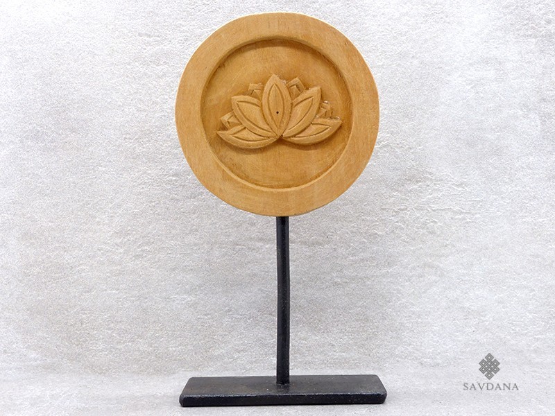 ZTIANEF Statues Décoratives Statue Attractive Porcelaine Lotus