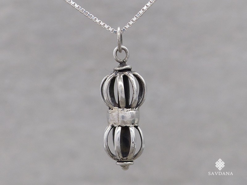 PA620 Pendentif Argent Massif Dorje Vajra