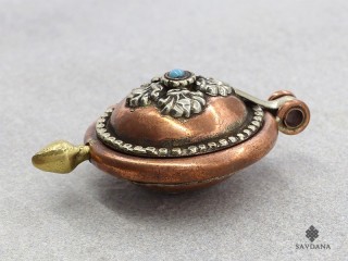 P96 Pendentif Ghau Noeud Sans Fin Dorje Vajra