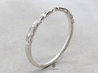 BrA151. Bracelet Tibétain Dragon Argent Massif