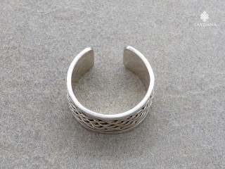 BA422 Bague Tibétaine Argent Massif