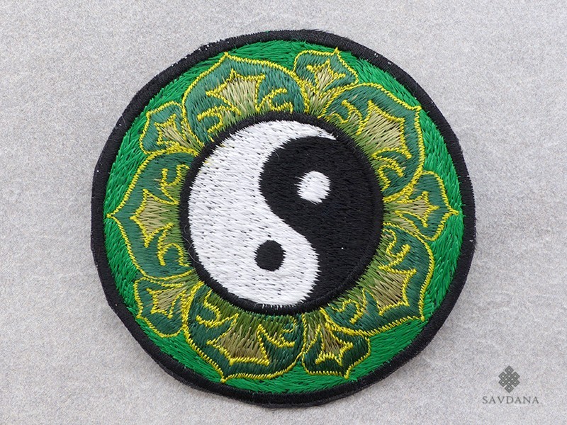 PB52 Pièce Brodée Yin Yang Mandala