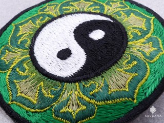 PB52 Pièce Brodée Yin Yang Mandala