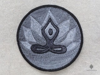 PB60 Pièce Brodée Yoga Méditation Lotus
