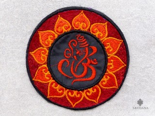 PB63 Pièce Brodée Yoga Méditation Lotus