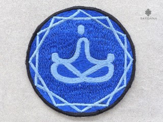 PB63 Pièce Brodée Yoga Méditation Lotus