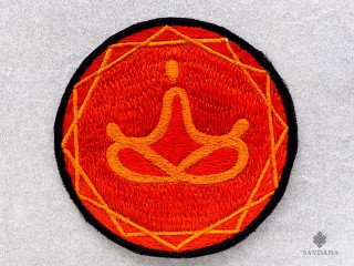 PB72 Pièce Brodée Yoga Méditation