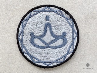 PB73 Pièce Brodée Yoga Méditation