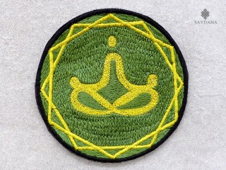PB74 Pièce Brodée Yoga Méditation