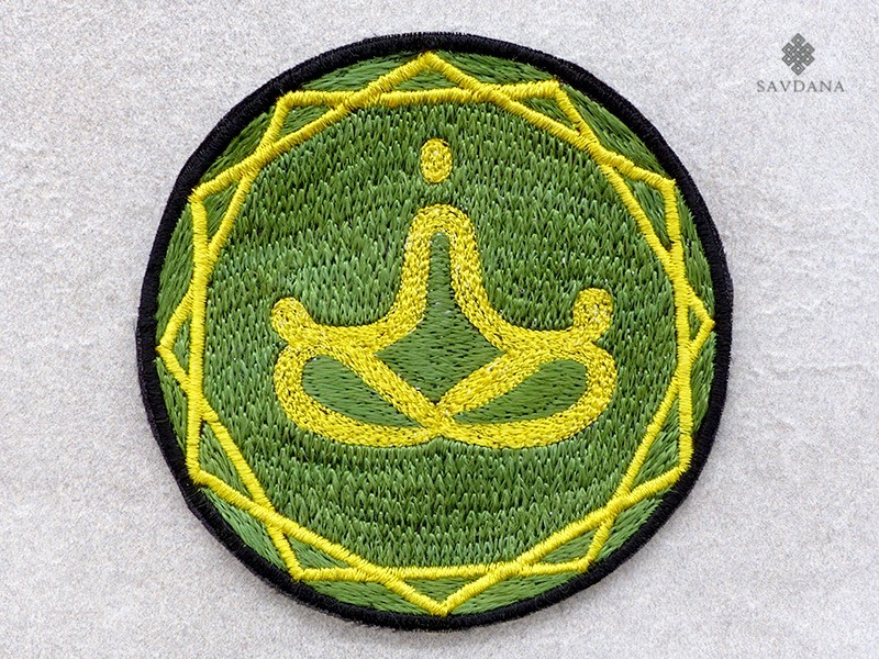 PB74 Pièce Brodée Yoga Méditation