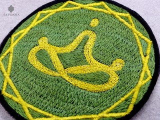 PB74 Pièce Brodée Yoga Méditation