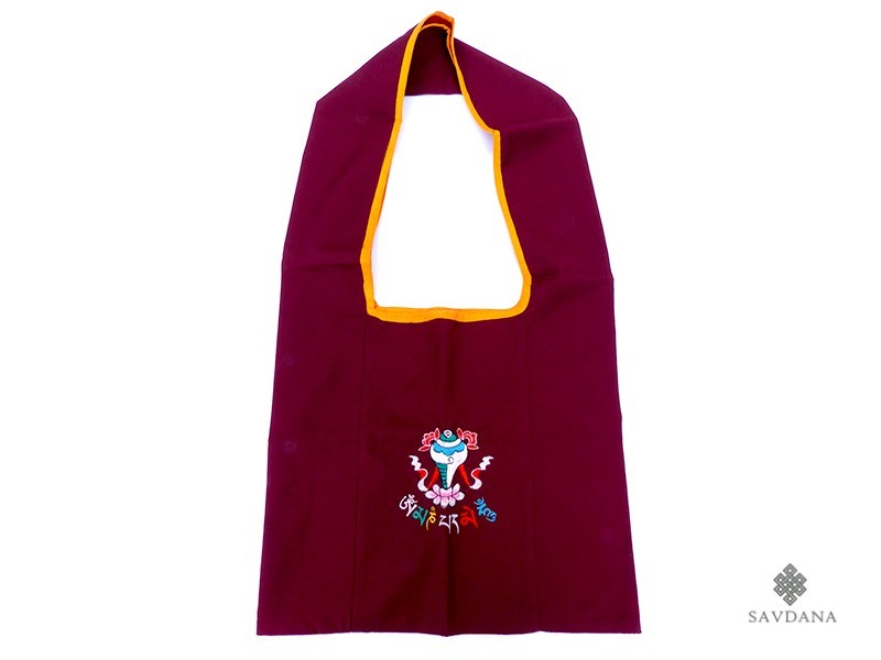 Sac125 Sac de Moine Tibétain Conque Mantra