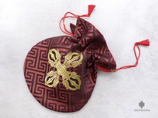 PochTib128 Pochette Tibétaine Dorje Vajra