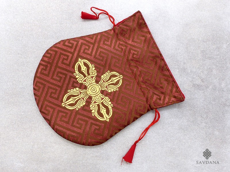 PochTib129 Pochette Tibétaine Dorje Vajra