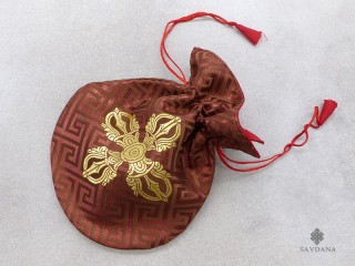 PochTib129 Pochette Tibétaine Dorje Vajra