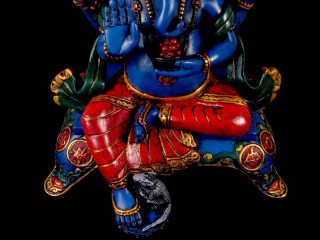 St59 Statue Ganesh Signes Auspicieux du Bouddhisme Astamangala